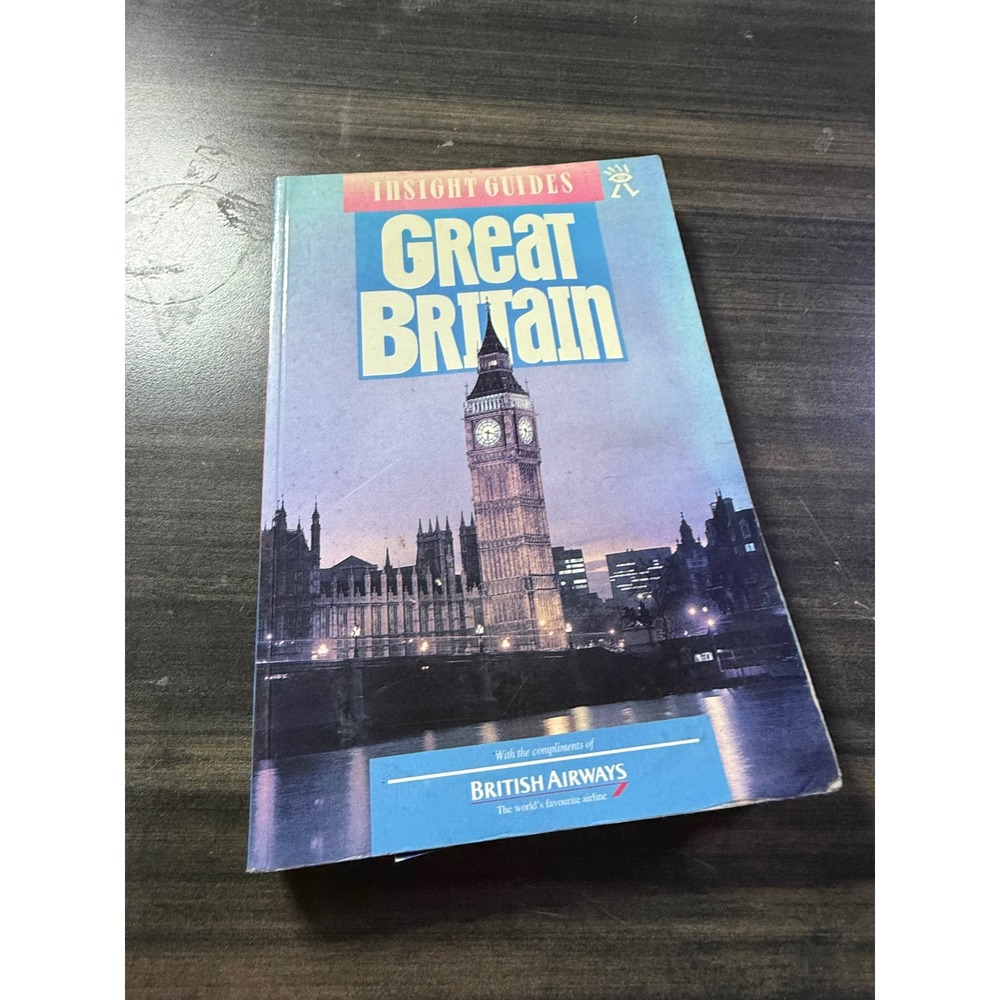 Insight Guides Great Britain Travel Book British Airways Edition Vintage PB